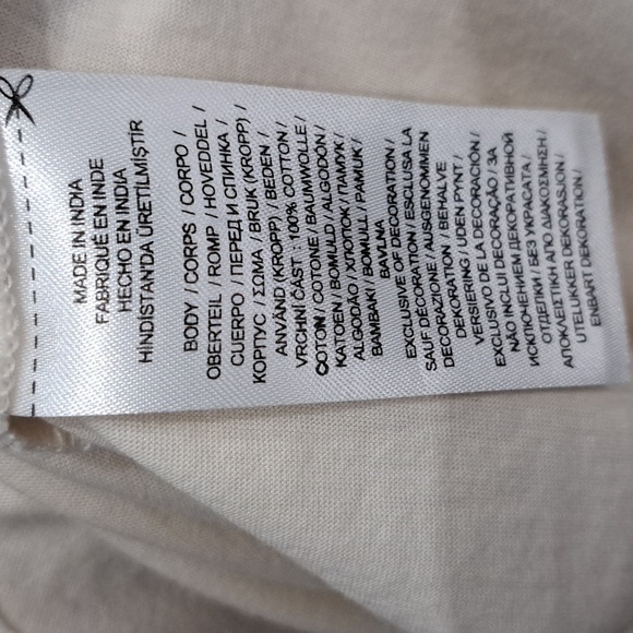 Lauren Ralph Lauren Mascarpone Cream Jersey Flutter-Sleeve Women Blouse - Picture 9 of 10